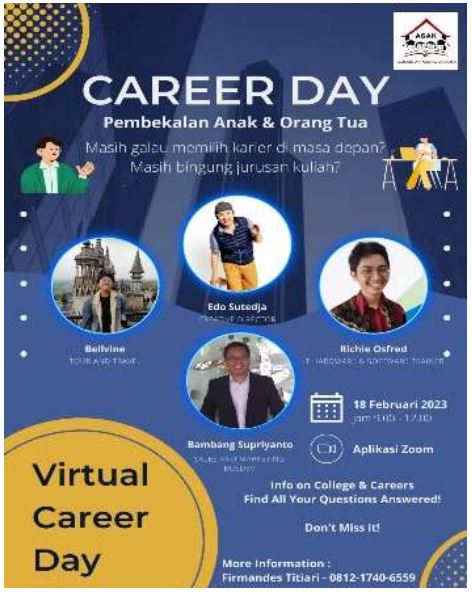 Virtual Carrer Day oleh ASAK KAJ 2023